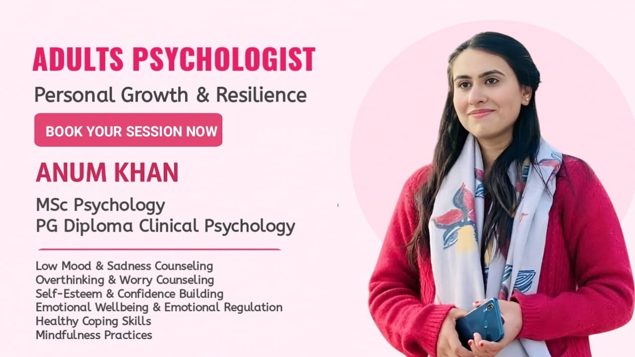 Adult psychologist providing therapy and counseling for adults